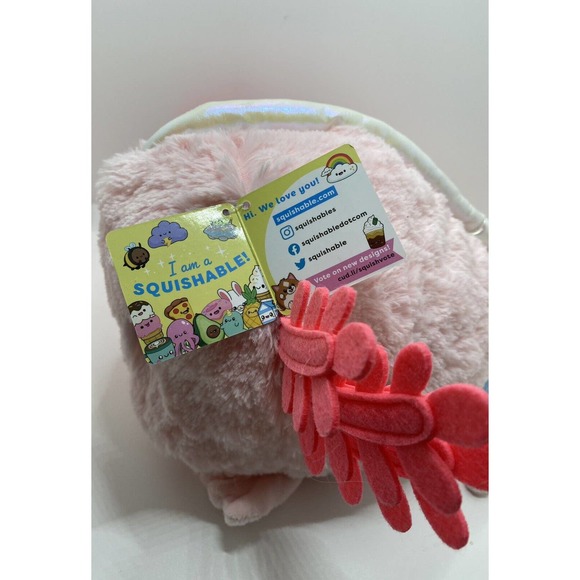 NWT Squishable Mini Baby Axoloti Pink Stuffed Animal Collectible - Picture 6 of 7